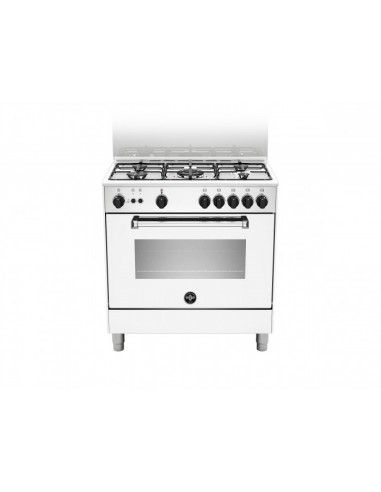 La Germania AMN855GBV Cucina Gas 5 Fornelli con Forno Bianco