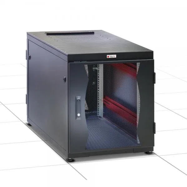 Techly Professional Armadio Server Rack 19'' 600x1000 14 Unita' Nero Flat Pack