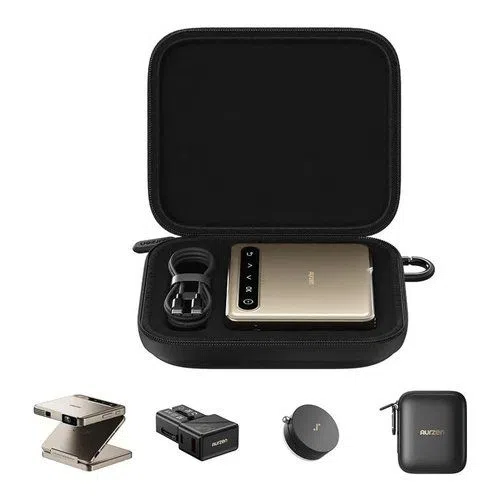 Aurzen Videoproiettore TriFoldSet Videoproiettore Aurzen AU PJ ZP001M EUGD00 ZIP Tri Fold Set Gold 6978642440062