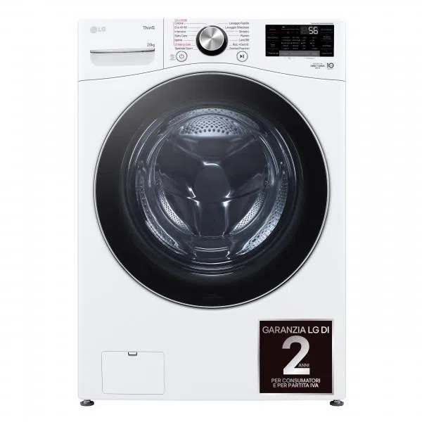 Lg F0P3020TSWC LAVATRICE CF 20KG 1000G B INV VAP TURBOWASH WIFI 8806091896896
