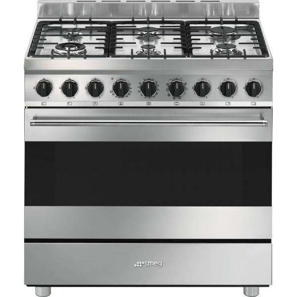 Smeg CUCINA 90X60 6F MULTI9 A INOX8017709329174