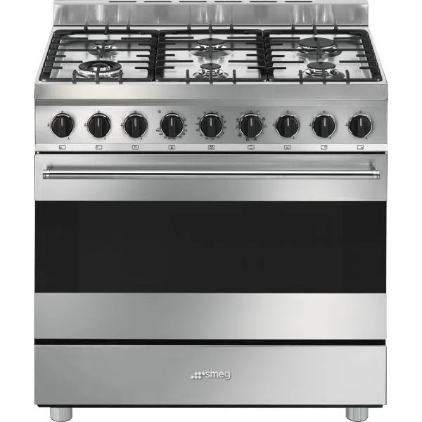 Smeg CUCINA 90X60 6F MULTI9 A INOX8017709329174