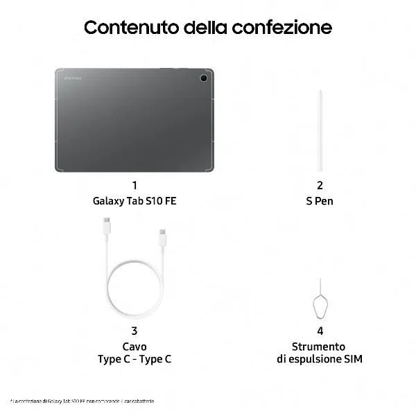Samsung GALAXY TAB S10 FE 5G EE 128GB GRAY 8806097213765 — 2