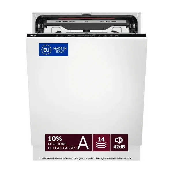Aeg LAVAST INC 14COP 7PR 42DB 3CESTO VASCA INOX XXL7333394130781