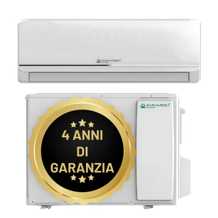 Pyramidea CLIMATIZZATORE WiFi AC124UI + AC124UE - UNITA' INTERNA + ESTERNA - 24000 BTU - INVERTER - POMPA DI CALORE - GARANZIA 4 ANNI 8054890194501