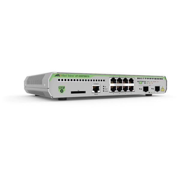 Allied Telesis L3 SWITCH WITH 8 X 10/100/1000T POE 0767035211572