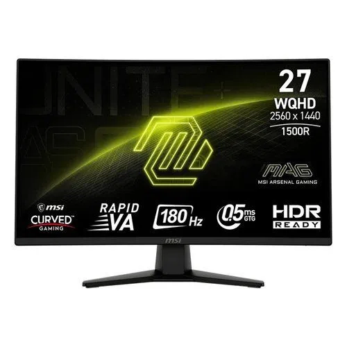 Msi Monitor 274CQFCurvo Monitor Msi 9S6 3CE31T 007 MAG 274CQF Curvo Black 4711377235143
