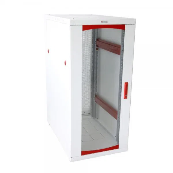 Techly Professional Armadio Server Rack 19'' 600x1000 27 Unita' Bianco serie IdealNET