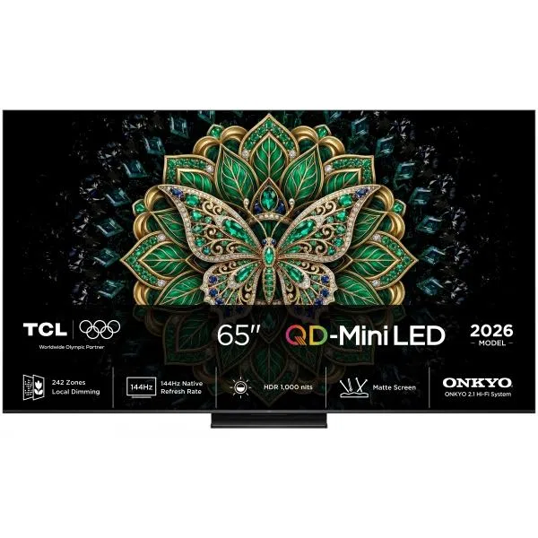 Tcl TVC QD MINILED FALD 65 UHD 4K 144HZ ONKYO 2.1 40W5901292531614