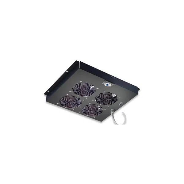 Intellinet Gruppo di ventilazione a soffitto per Rack 19'' 4 Ventole Nero