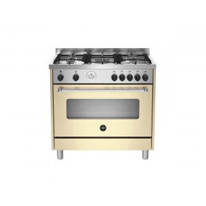 La Germania La Americana AMN965ECRT cucina Gas Crema, Acciaio inossidabile A