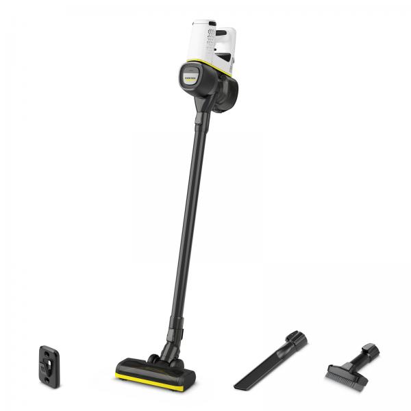 Karcher Kärcher VC 4 Aspirapolvere a bastone 2 in 1 Batteria Secco HEPA Senza sacchetto Nero, Giallo Nero, Giallo
