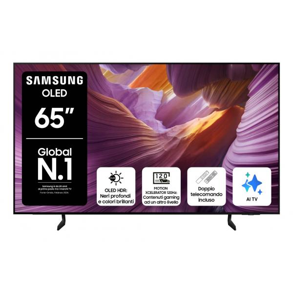 Samsung TVC OLED 65 4K SMART TV WIFI DOLBY ATMOS DVB-T2CS2, DOPPIO TEL8806095995298
