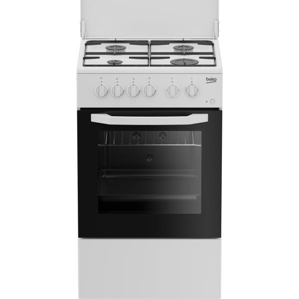 Beko Cucina A Gas 4 Bruciatori Forno Elett.54lt 50x50 Bianco Css42014fw 6221378000476