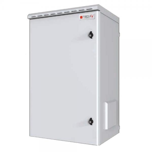 Techly Professional Armadio Rack 19'' a Parete 20U Grigio IP55 Porta Cieca prof. 600 mm