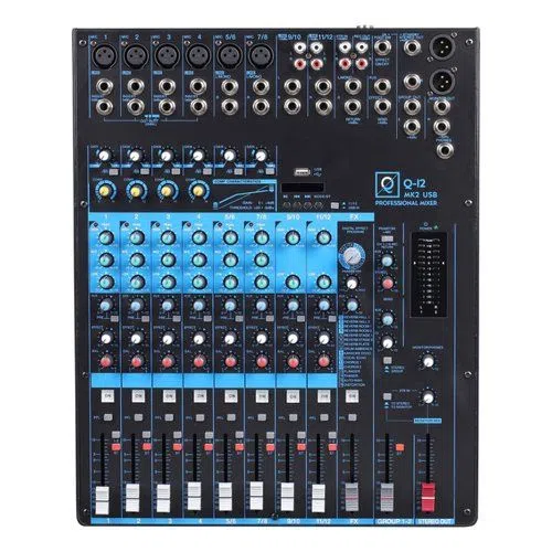 Oqan Mixer disc jockey Q12USBMK2 Mixer disc jockey Oqan 625811 Q12 USB MK2 Black 8435017326867