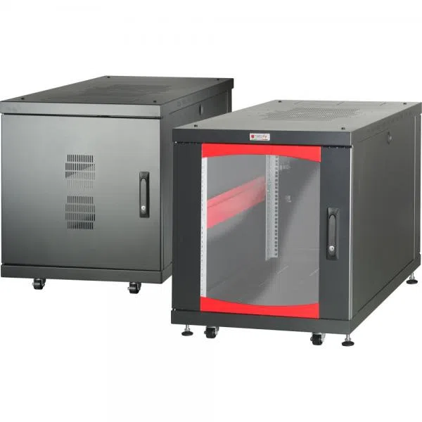 Techly Professional Armadio Server Rack 19'' 600x800 12 Unità Nero da sotto-scrivania