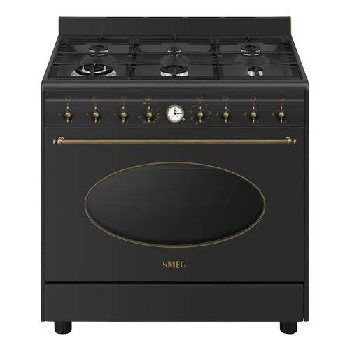 Smeg Cucina gas CO90GMAN2 Cucina gas Smeg COLONIALE CO90GMAN2 Antracite 8017709354626