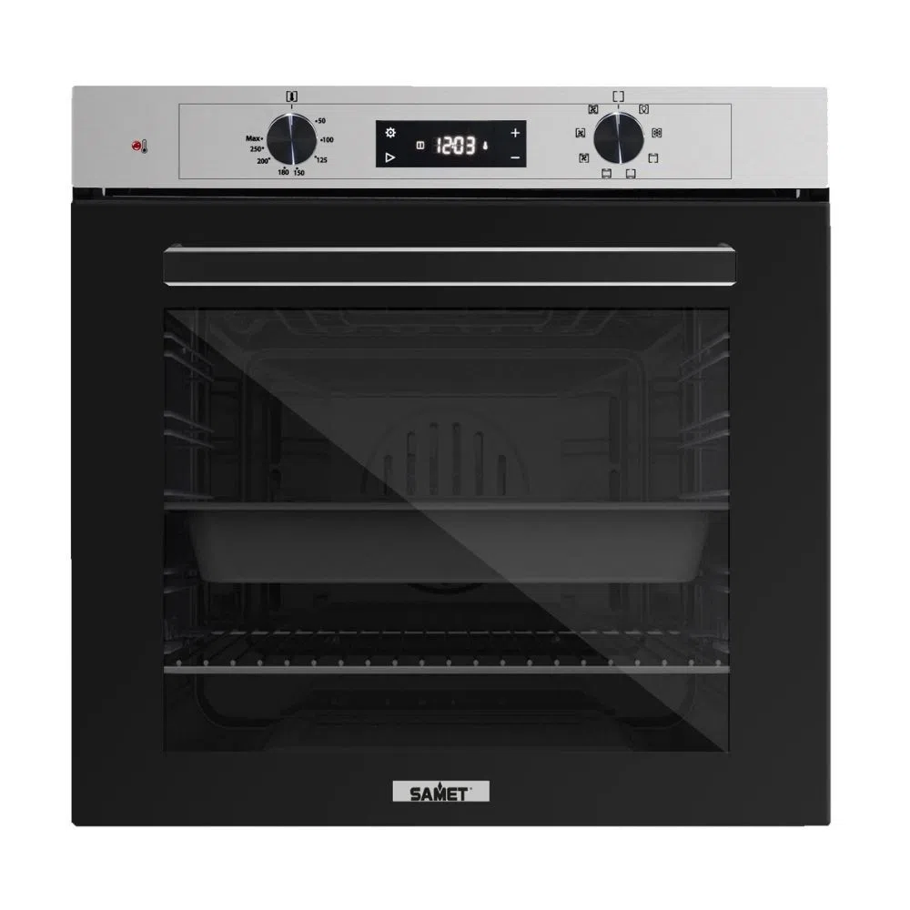 Forno Samet multifunzione ThorXL inox con manopole in platino
