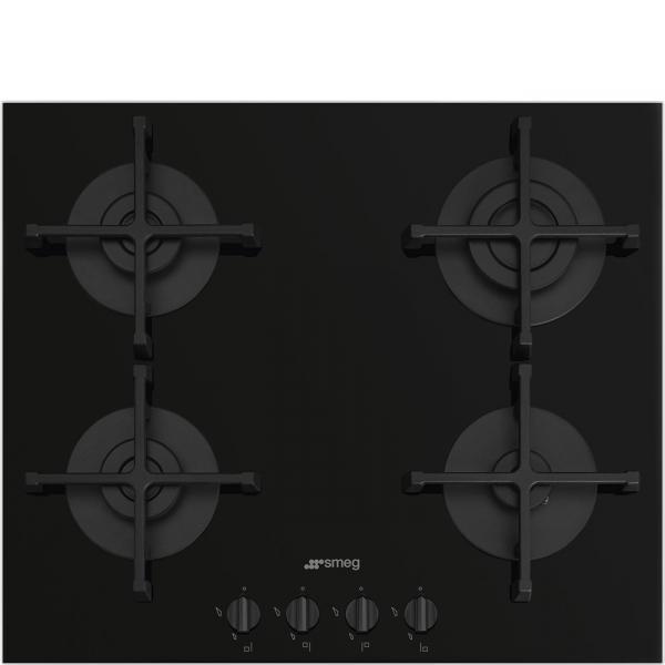 Smeg Piano Cottura Incasso Gas 4 Zone Filo 60cm Nero Pv264b 8017709329020 — 2