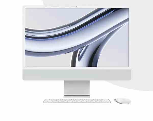 Apple PC IMAC 24" 2023 ALL IN ONE M3 8-CORE 8GB 512GB SSD MAC OS SILVER (MQRK3LL/A) 0000000067298