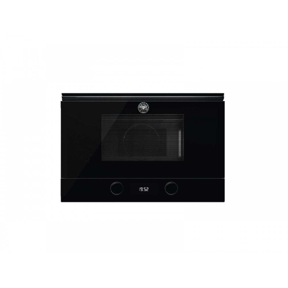 Forno da Incasso Microonde Bertazzoni Combinato 22 Litri Altezza 38 cm Serie Modern vetro Nero F383MODMWSGNE