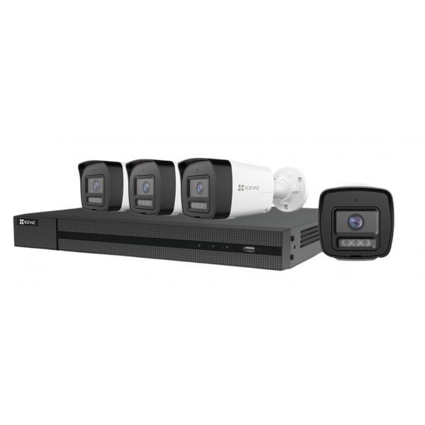 Ezviz KIT VIDEOSORVEGLIANZA CS-BN4884 SMART HOME SECURITY - 1 NVR X5K 8CH + 4 TELECAMERE H3K 6941545636078