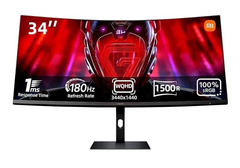 Xiaomi MONITOR 34" GAMING G34WQI 2026 LED QUAD HD 3440X1440 CURVO 6941948709102 — 2