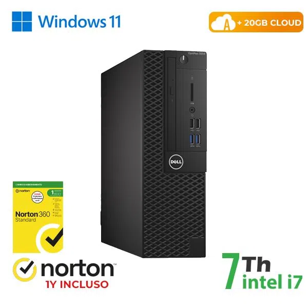Dell-rinovo PC DELL OPTIPLEX 3050-7050 SFF INTEL CORE I7-7 GEN 8GB 256GB SSD WINDOWS 11 PRO - RICONDIZIONATO 0000000067739