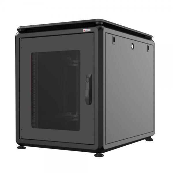 Techly Professional Armadio Server Rack 19'' 600x1000 12 Unità Nero da sotto-scrivania serie Evolution