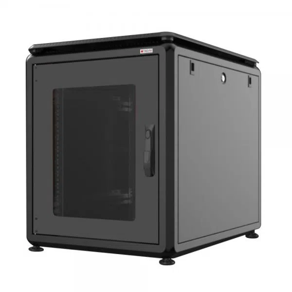 Techly Professional Armadio Server Rack 19'' 600x1000 12 Unità Nero da sotto-scrivania serie Evolution