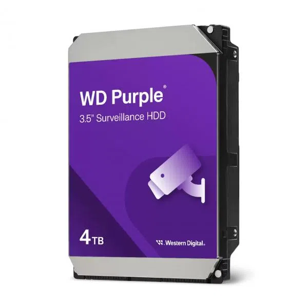 Western Digital HARD DISK PURPLE 4 TB SATA 3 3.5" (WD44PURZ) 0718037905778 — 2