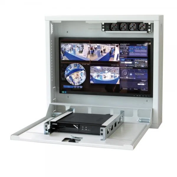 Techly Professional Box di sicurezza per DVR sistemi di videosorveglianza Bianco con Anti-intrusione