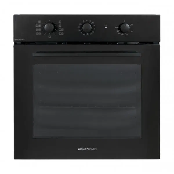 Glem Gas FORNO 64LT MULTI14 A ESTETICA RIFLEXO NERO OPACO8059606962818