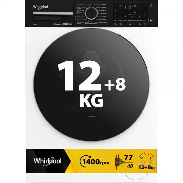Whirlpool WPD2836WADS IT _ LAVASCIUGA 12KG_8KG ASC 8003437061974