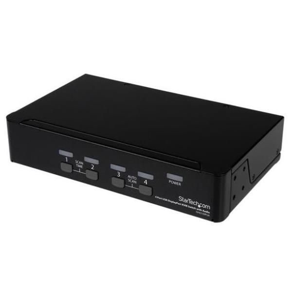 Startech SWITCH KVM DP USB A 4 PORTE 0065030837545