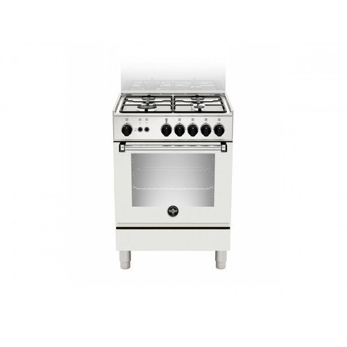 Bertazzoni La Germania AMN654GBV Cucina Gas 4 Fornelli con Forno a Gas da 60 cm Bianco