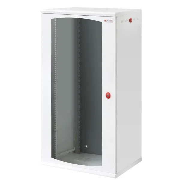 Techly Professional Armadio Rack 19'' a muro 22 unità sezione unica prof. 600mm Bianco