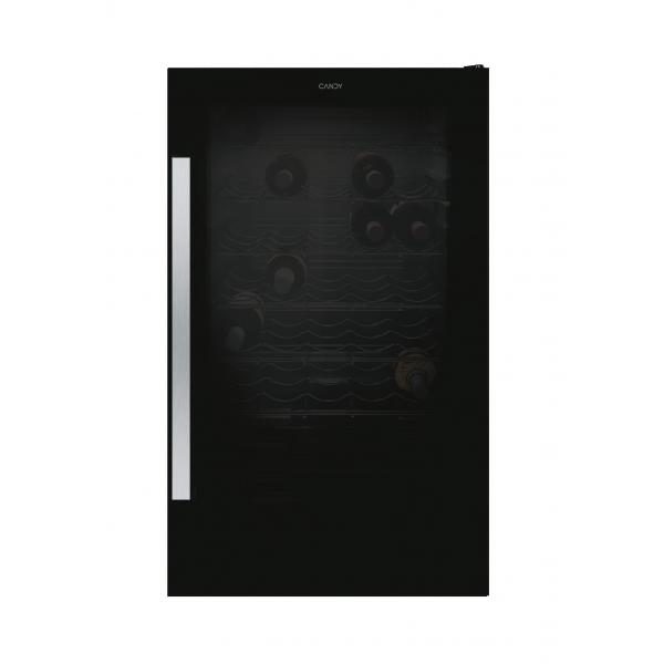 Candy FRIGO CANTINA 41BT H88 7-18 GRADI 8 RIPIANI ACCIAIO NERO MANIGLIA INOX8059019083940