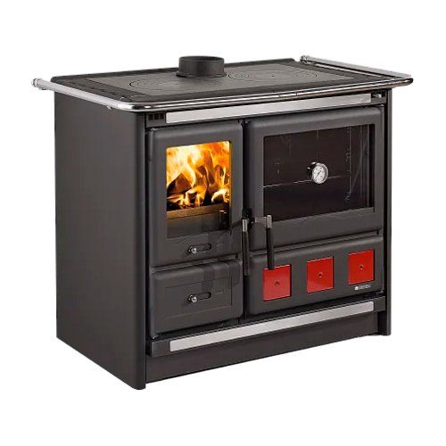 Nordica Cucina legna XXLVst16Steel Cucina legna Nordica 3003780 ROSA XXL Vst 16 Steel Antracite 8022724005392