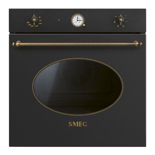 Smeg Forno incasso SF68C1AO Forno incasso Smeg COLONIALE SF68C1AO Antracite 8017709351281