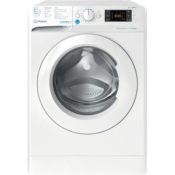 Indesit LAVATRICE CF 9KG 1200G INVERTER VAPORE WOOL CARE8050147684450