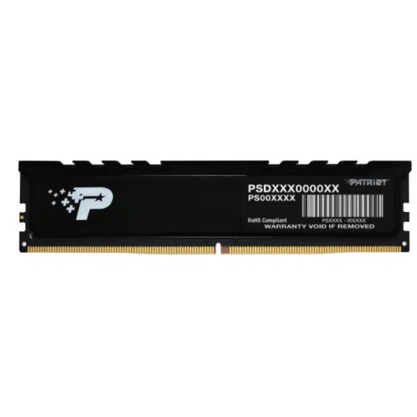 Patriot MEMORIA DDR4 32 GB SIGNATURE PREMIUM BLACK PC3200 MHZ (1X32) (PSP432G3200H1) 4711378429862