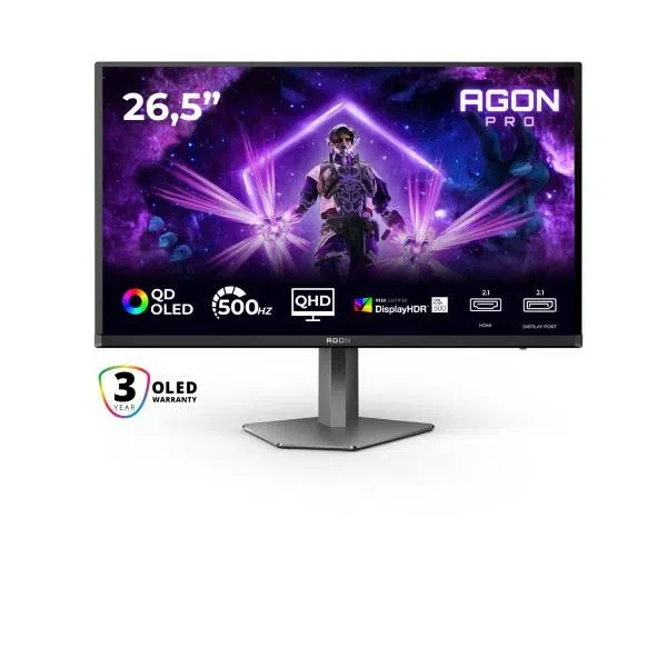Aoc MONITOR 26,5 QD-OLED 500HZ REG ALT 4038986183031 — 2