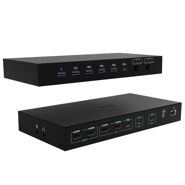 I-tec USB-C KVM DUAL DISPLAY PD DOCKING 8595611707049