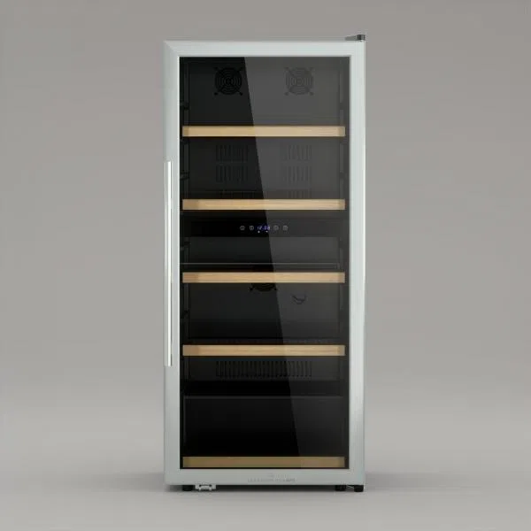 Les Petits Champs FRIGO CANTINA 91BT 204LT H122 DUAL ZONE 5-18 GRADI 5 RIPIANI LEGNO3701335302865