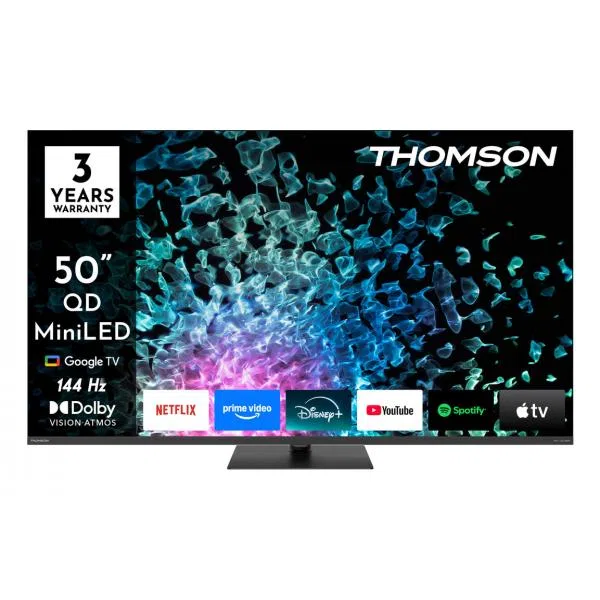 Thomson TVC MINILED UHD 50 4K 144 HZ SMART TV BT 5.0 WIFI9120106662085