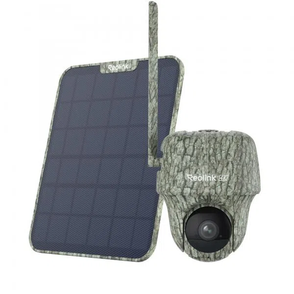 Reolink TELECAMERA SORVEGLIANZA G450 DA ESTERNO MOTORIZZATA A BATTERIA/PANNELLO SOLARE 4K (B4GPT4K06SP) 6975253983902 — 2