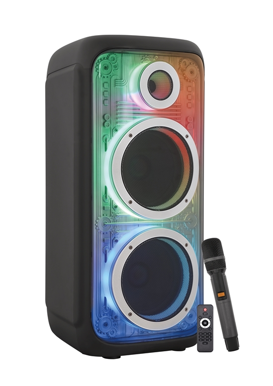 Karma CASSA AUDIO DIFFUSORE AMPLIFICATO TECHNO BT CON RADIOMICROFONO - WOOFER 10" 8015439989989