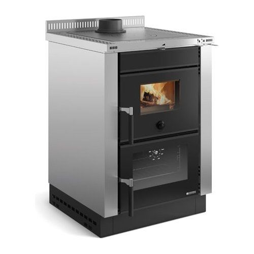 Nordica Cucina legna Vst Cucina legna Nordica 7016102 VICENZA EVO Vst Inox 8022724000786